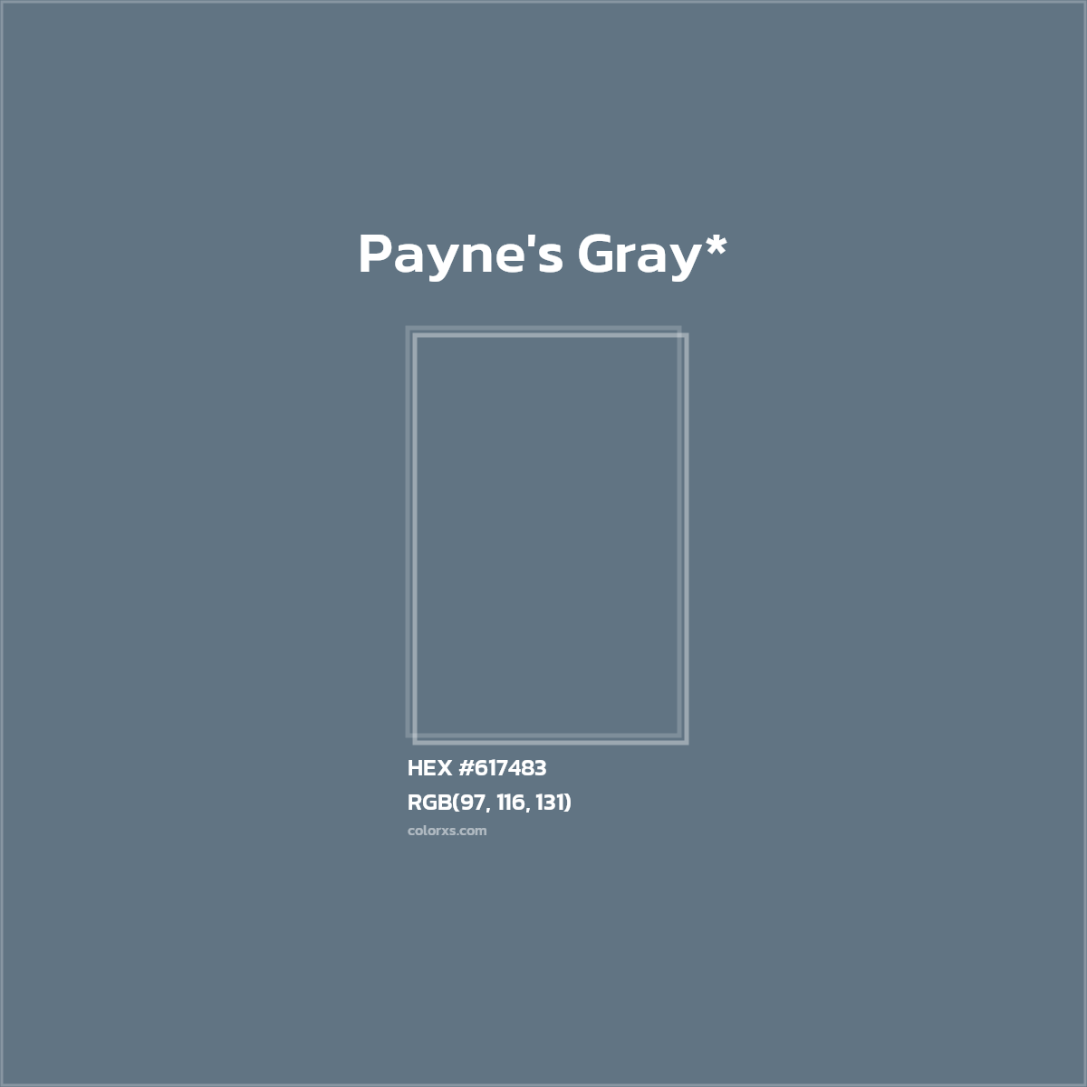 HEX #617483 Color Name, Color Code, Palettes, Similar Paints, Images