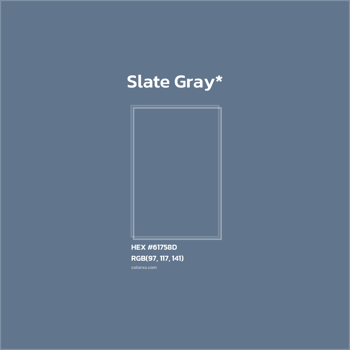 HEX #61758D Color Name, Color Code, Palettes, Similar Paints, Images