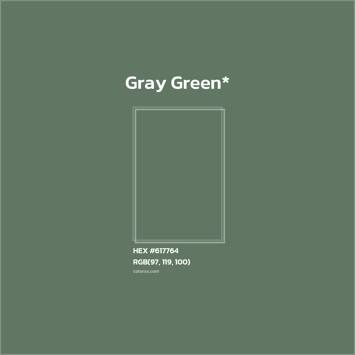 HEX #617764 Color Name, Color Code, Palettes, Similar Paints, Images