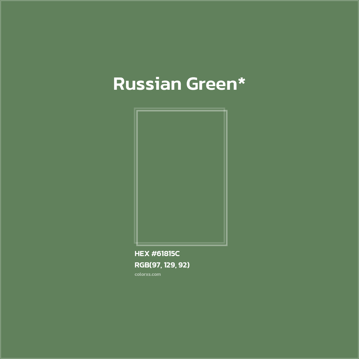HEX #61815C Color Name, Color Code, Palettes, Similar Paints, Images