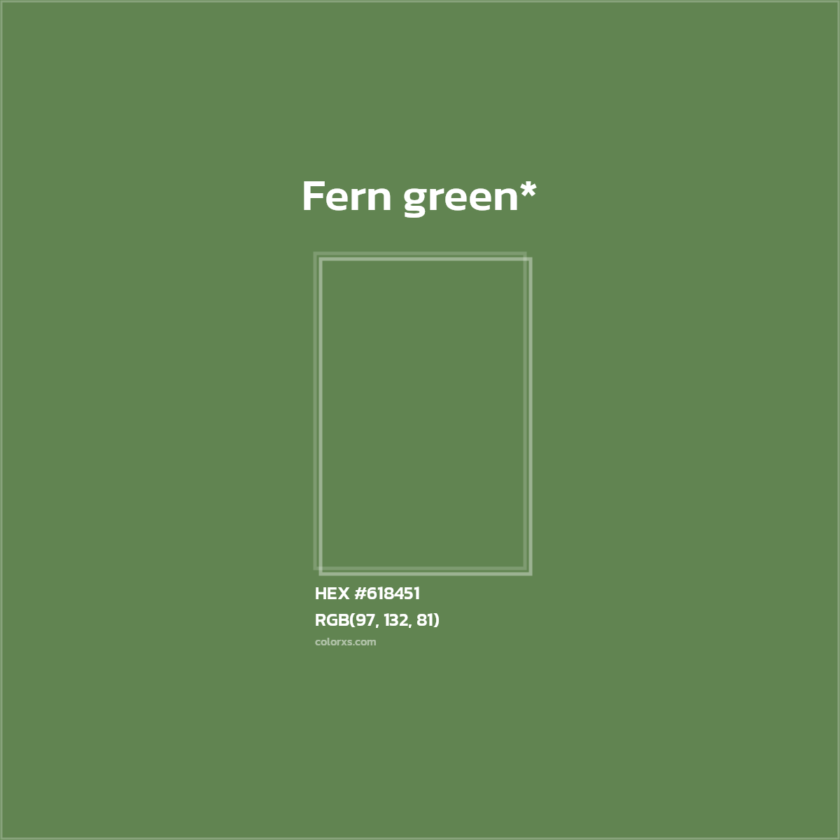 HEX #618451 Color Name, Color Code, Palettes, Similar Paints, Images
