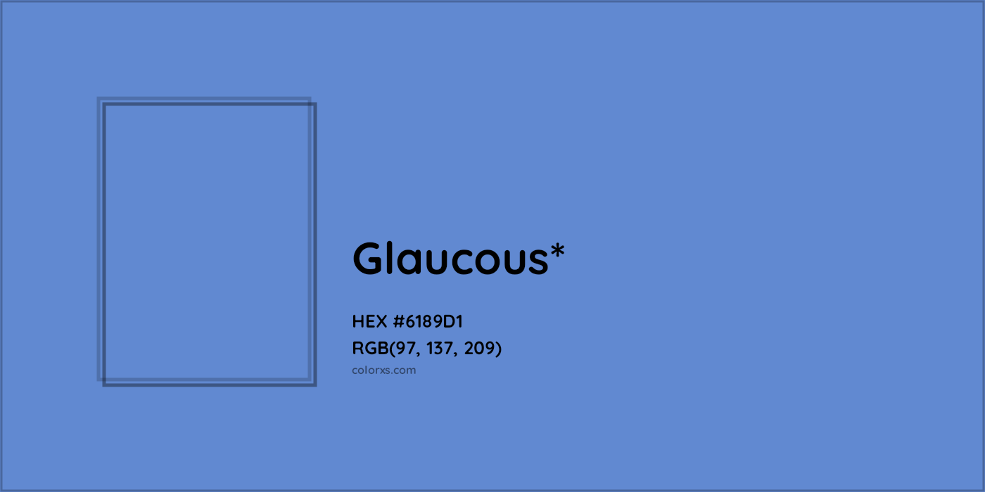 HEX #6189D1 Color Name, Color Code, Palettes, Similar Paints, Images