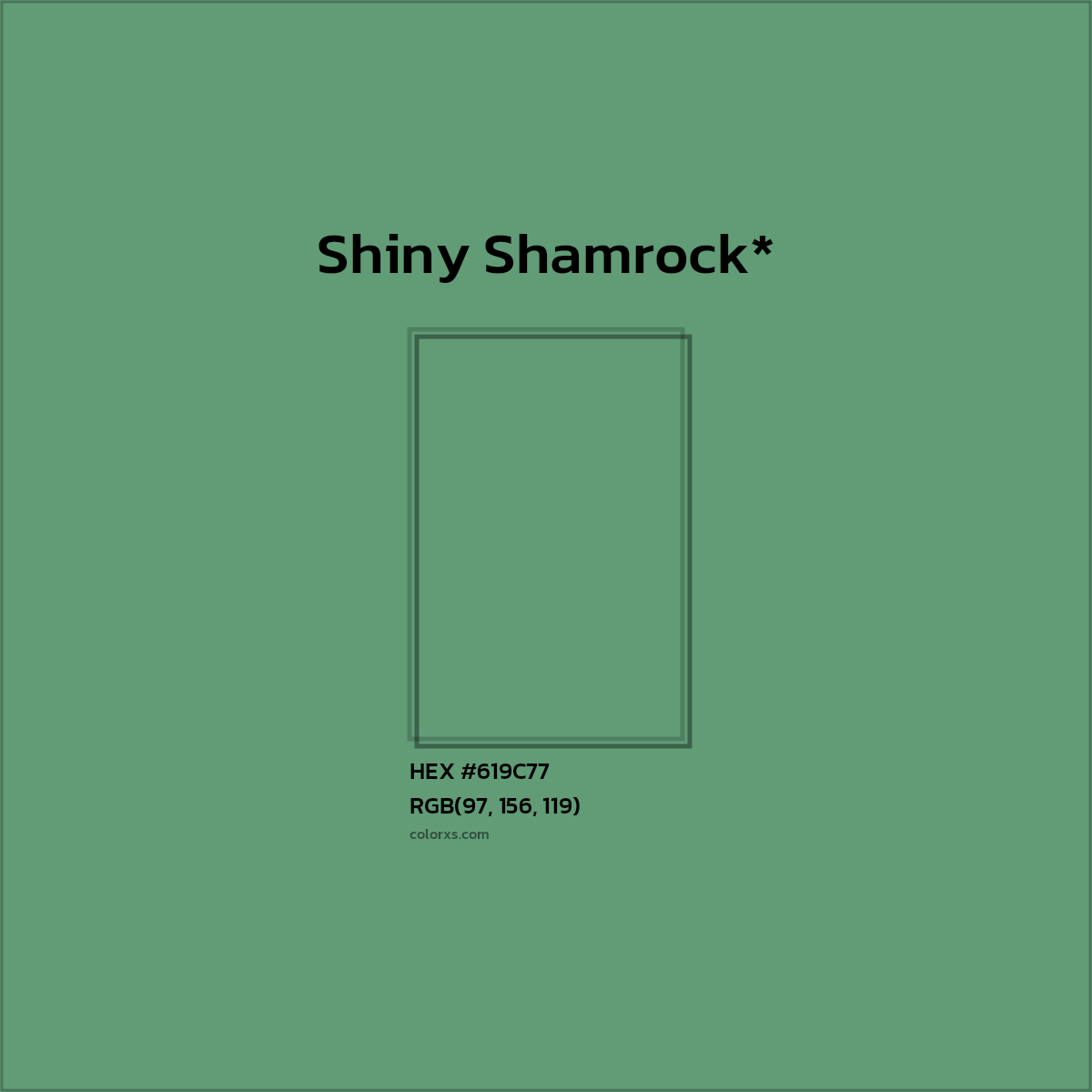 HEX #619C77 Color Name, Color Code, Palettes, Similar Paints, Images
