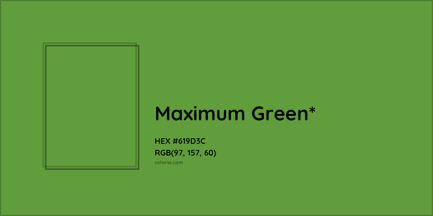 HEX #619D3C Color Name, Color Code, Palettes, Similar Paints, Images