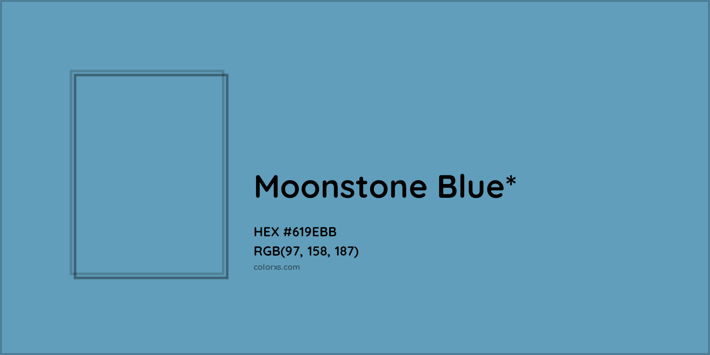 HEX #619EBB Color Name, Color Code, Palettes, Similar Paints, Images
