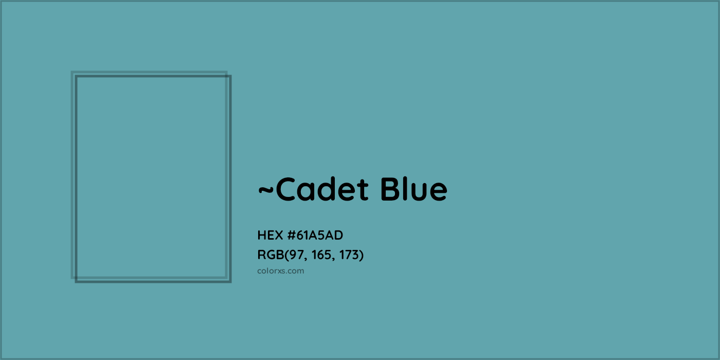 HEX #61A5AD Color Name, Color Code, Palettes, Similar Paints, Images