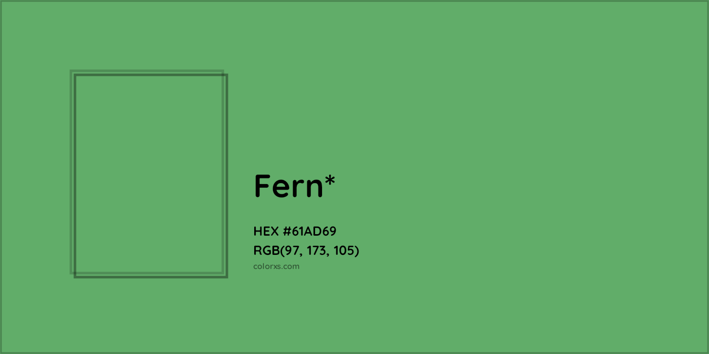 HEX #61AD69 Color Name, Color Code, Palettes, Similar Paints, Images