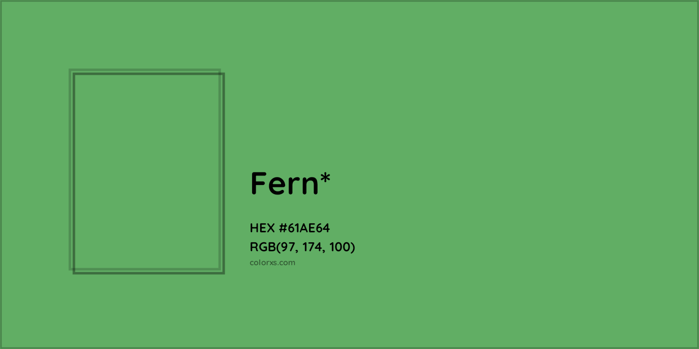 HEX #61AE64 Color Name, Color Code, Palettes, Similar Paints, Images