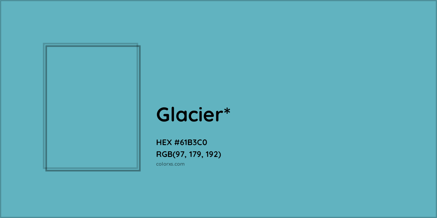 HEX #61B3C0 Color Name, Color Code, Palettes, Similar Paints, Images
