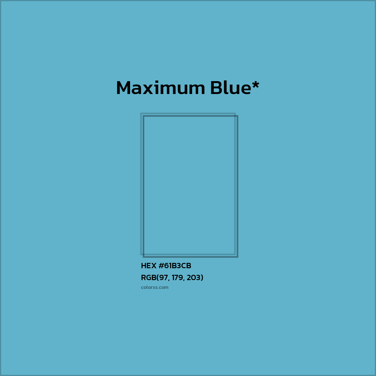HEX #61B3CB Color Name, Color Code, Palettes, Similar Paints, Images