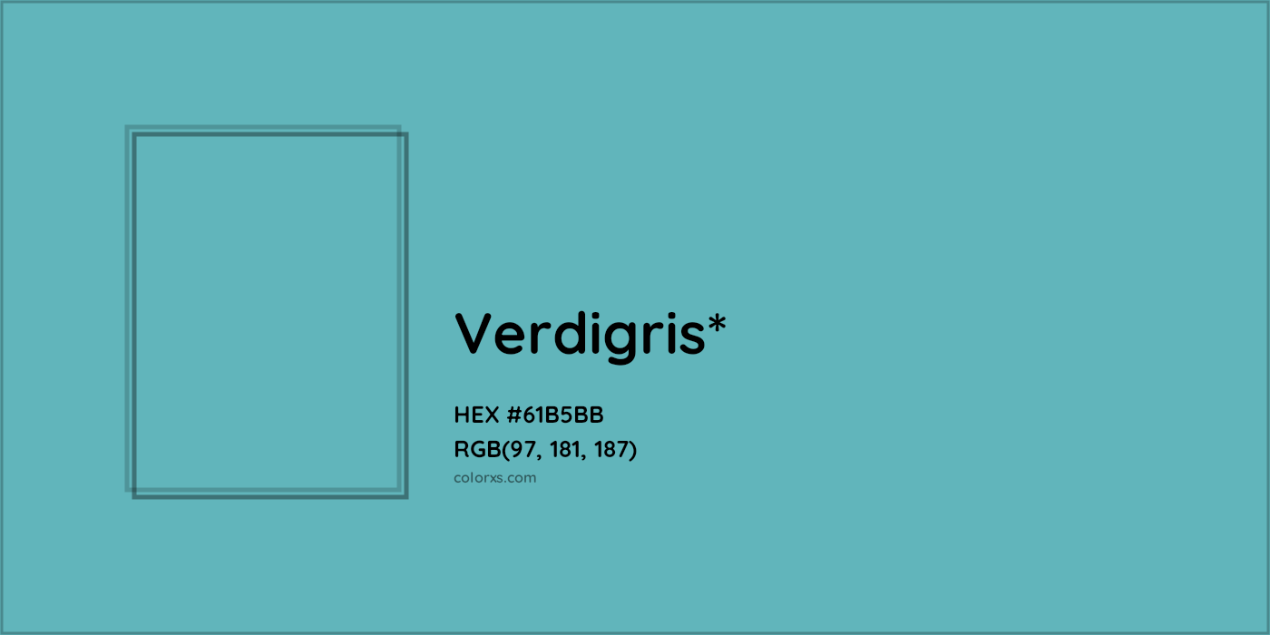 HEX #61B5BB Color Name, Color Code, Palettes, Similar Paints, Images