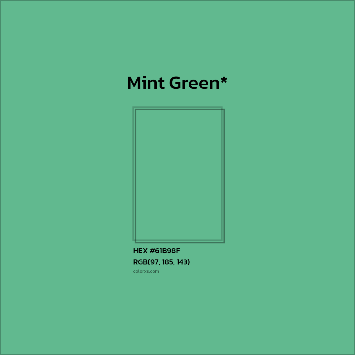 HEX #61B98F Color Name, Color Code, Palettes, Similar Paints, Images