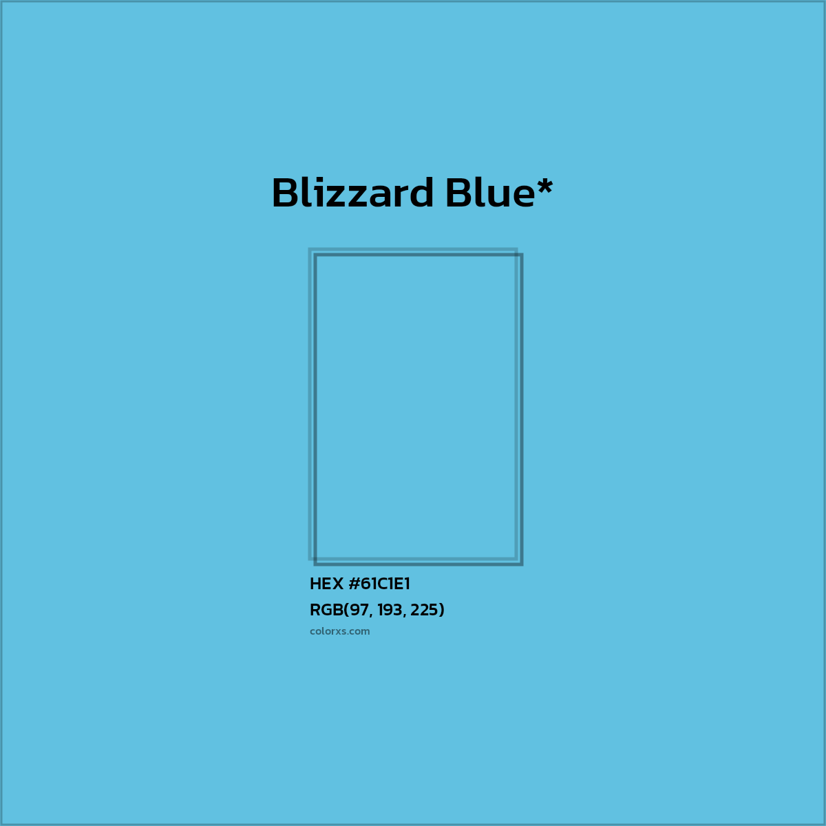 HEX #61C1E1 Color Name, Color Code, Palettes, Similar Paints, Images