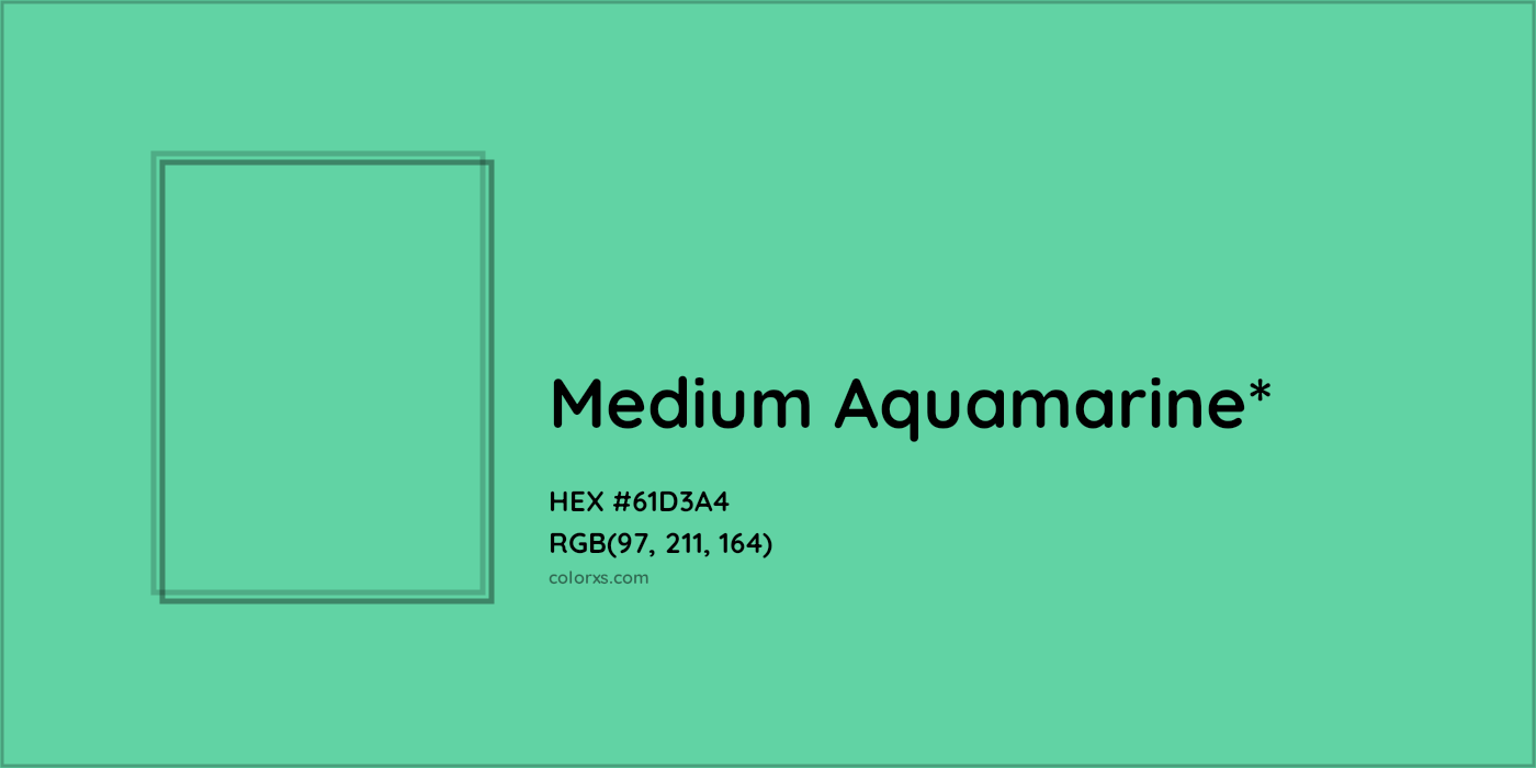HEX #61D3A4 Color Name, Color Code, Palettes, Similar Paints, Images