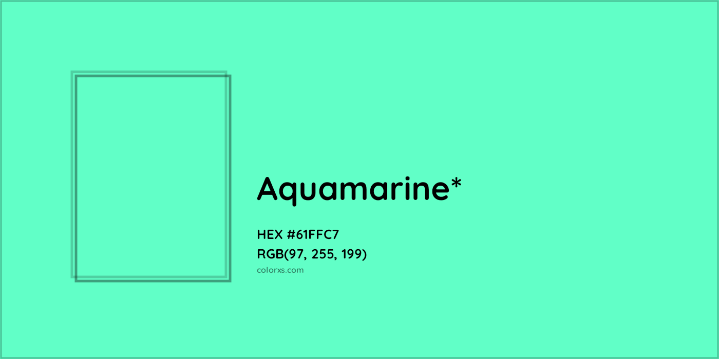 HEX #61FFC7 Color Name, Color Code, Palettes, Similar Paints, Images
