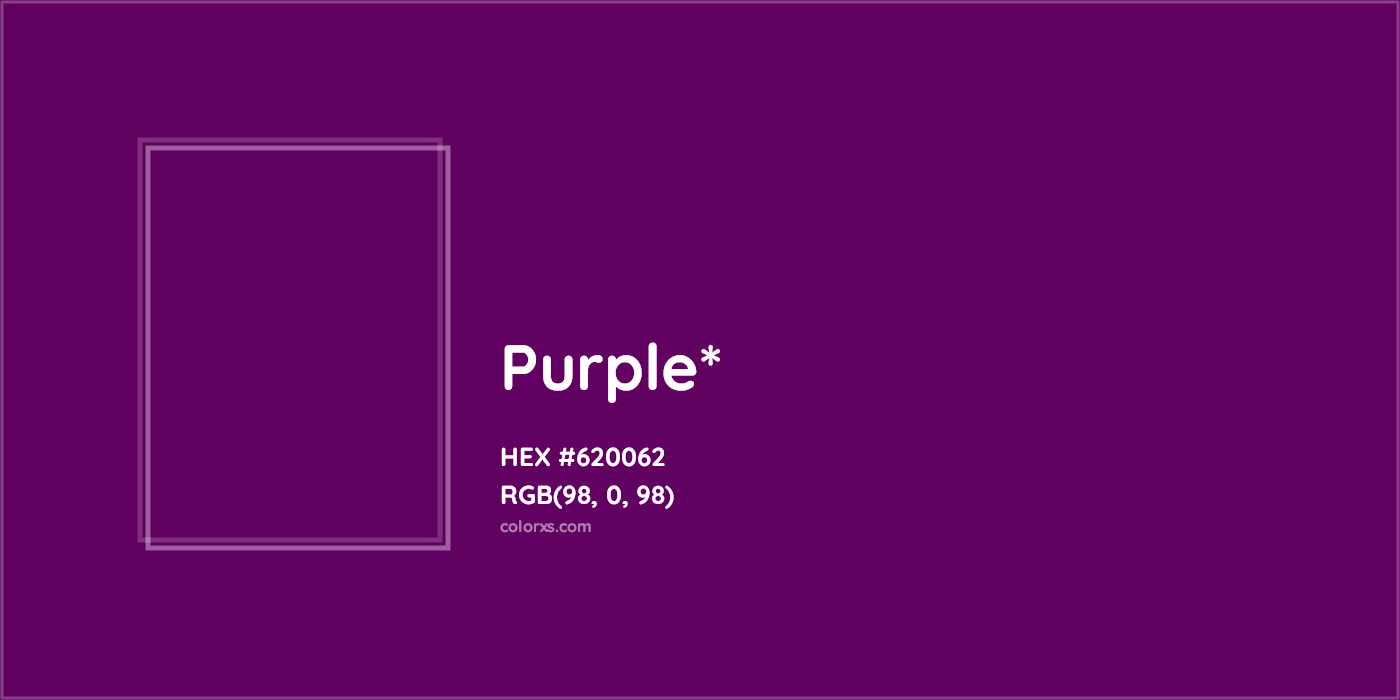 HEX #620062 Color Name, Color Code, Palettes, Similar Paints, Images