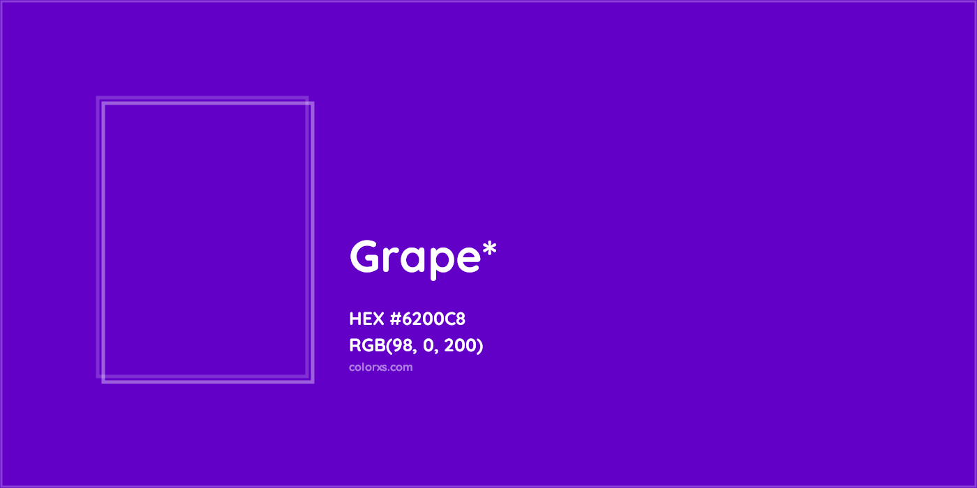 HEX #6200C8 Color Name, Color Code, Palettes, Similar Paints, Images