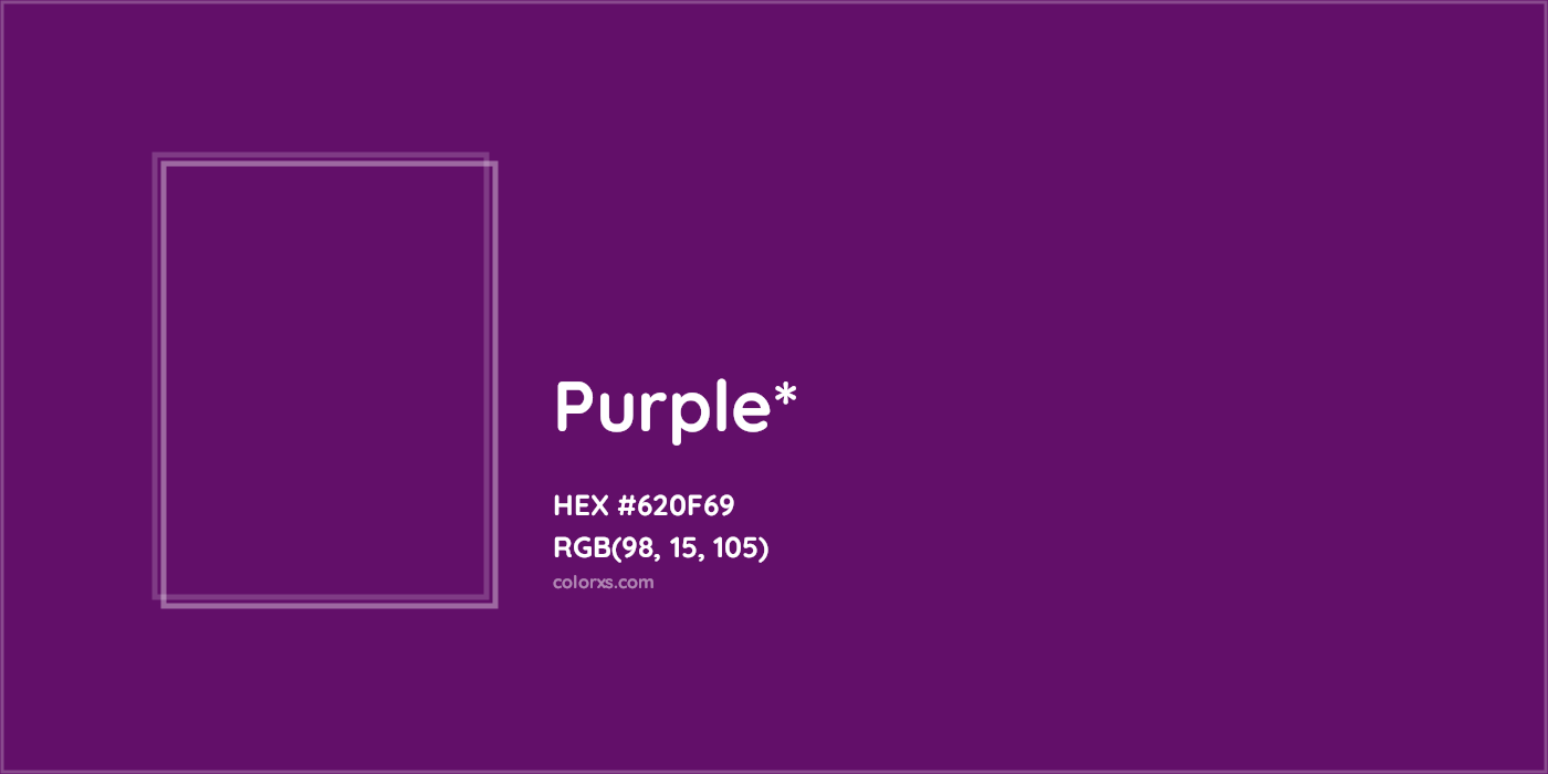 HEX #620F69 Color Name, Color Code, Palettes, Similar Paints, Images