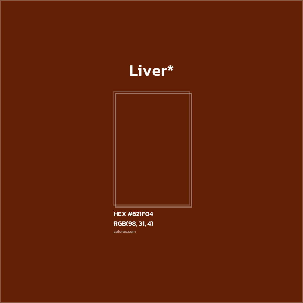 HEX #621F04 Color Name, Color Code, Palettes, Similar Paints, Images