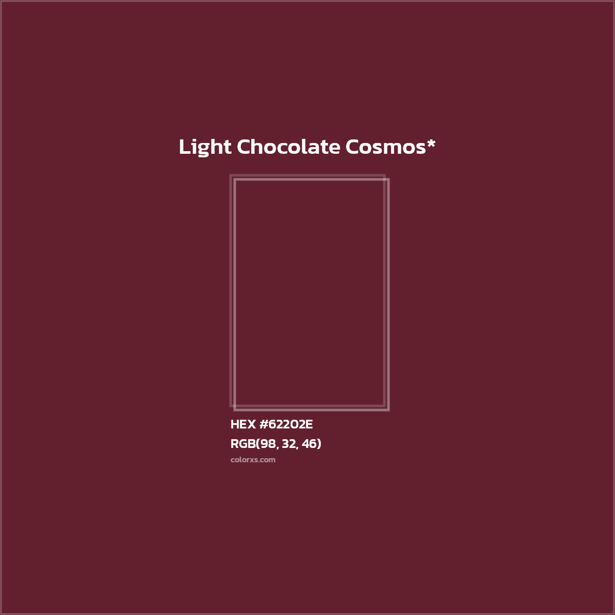 HEX #62202E Color Name, Color Code, Palettes, Similar Paints, Images