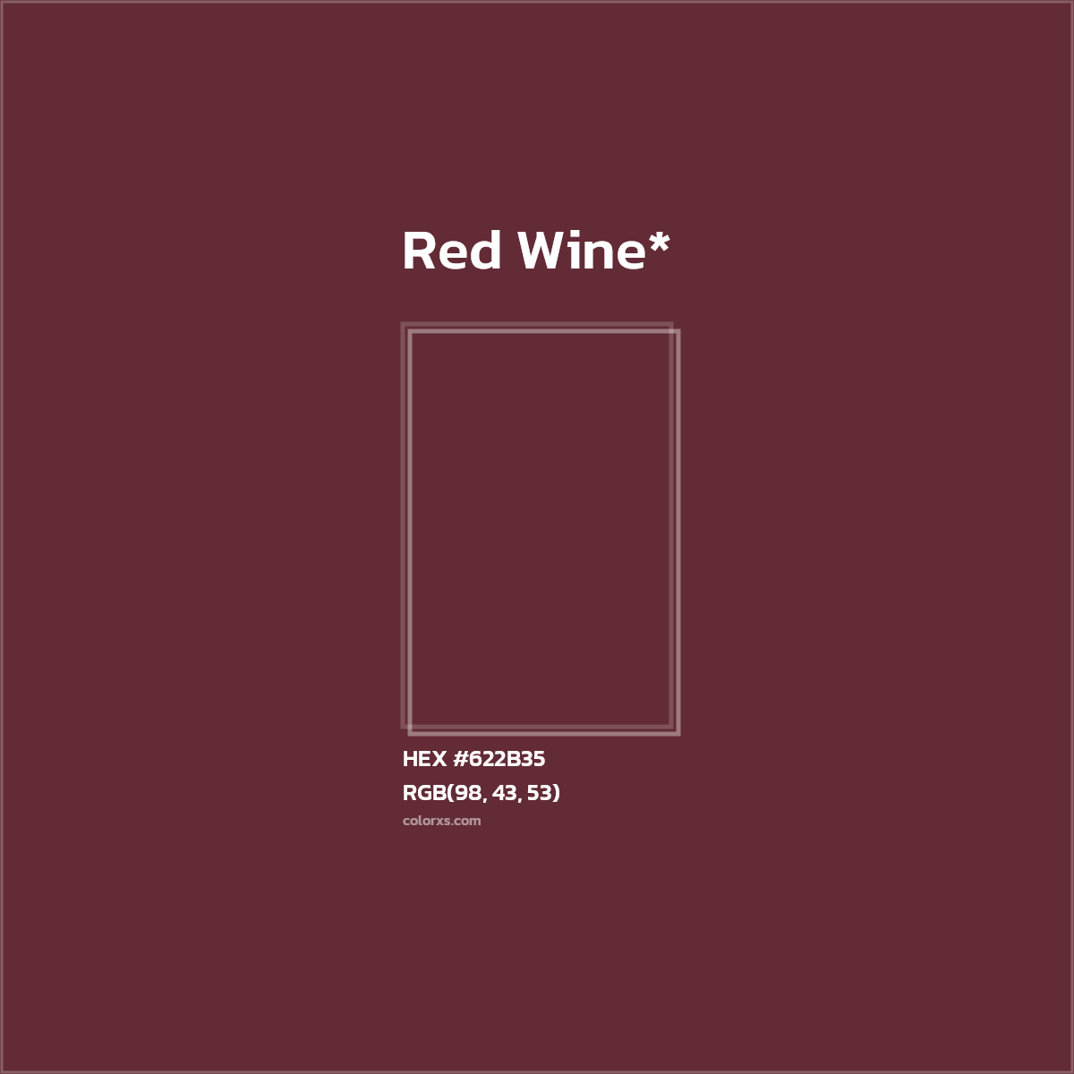 HEX #622B35 Color Name, Color Code, Palettes, Similar Paints, Images