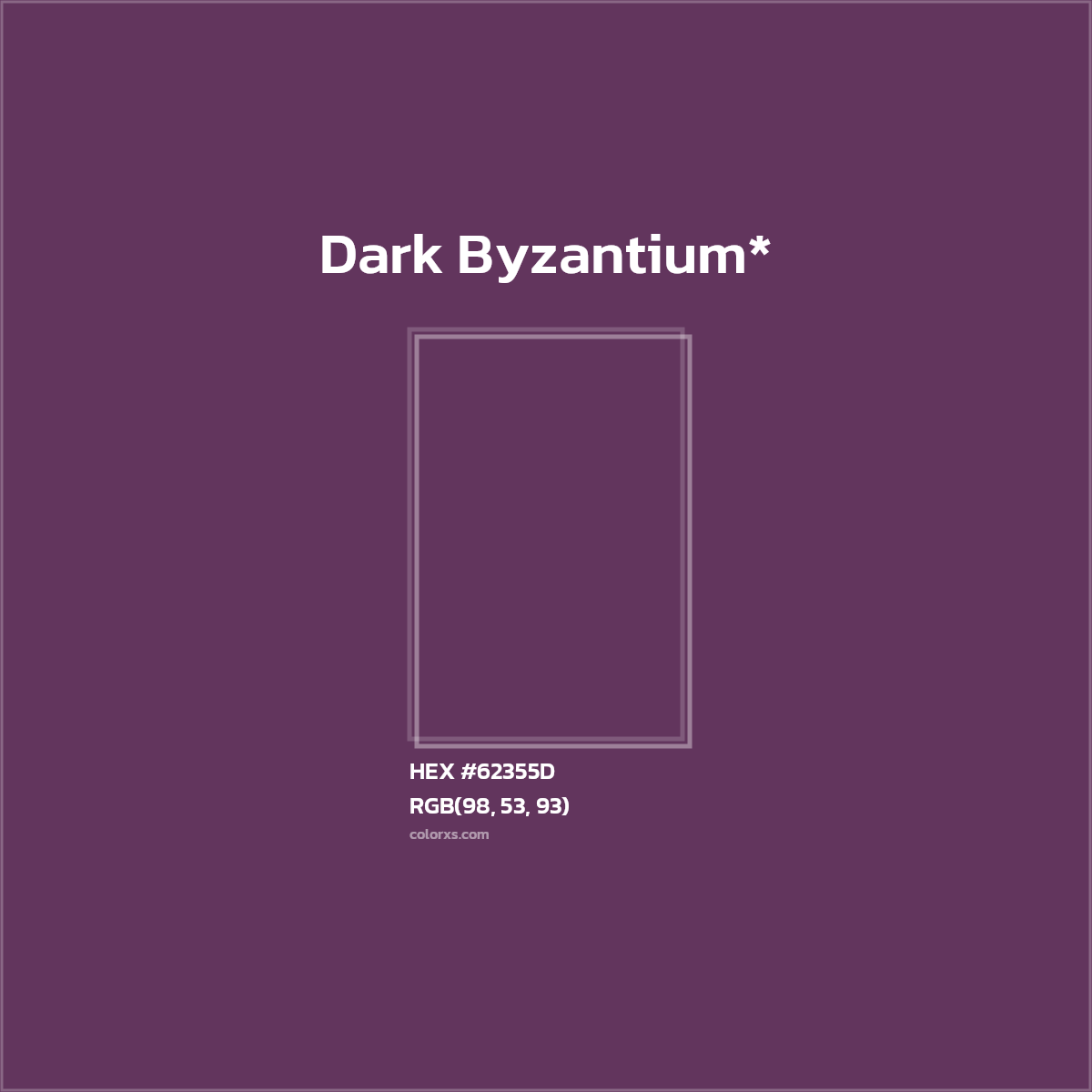 HEX #62355D Color Name, Color Code, Palettes, Similar Paints, Images
