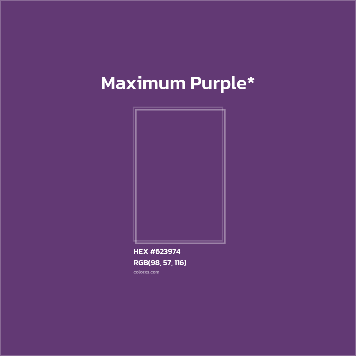 HEX #623974 Color Name, Color Code, Palettes, Similar Paints, Images
