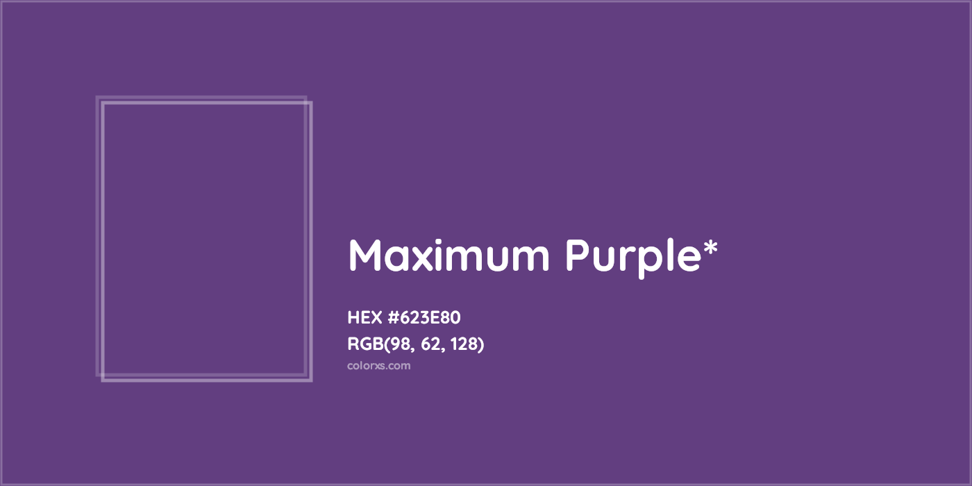 HEX #623E80 Color Name, Color Code, Palettes, Similar Paints, Images