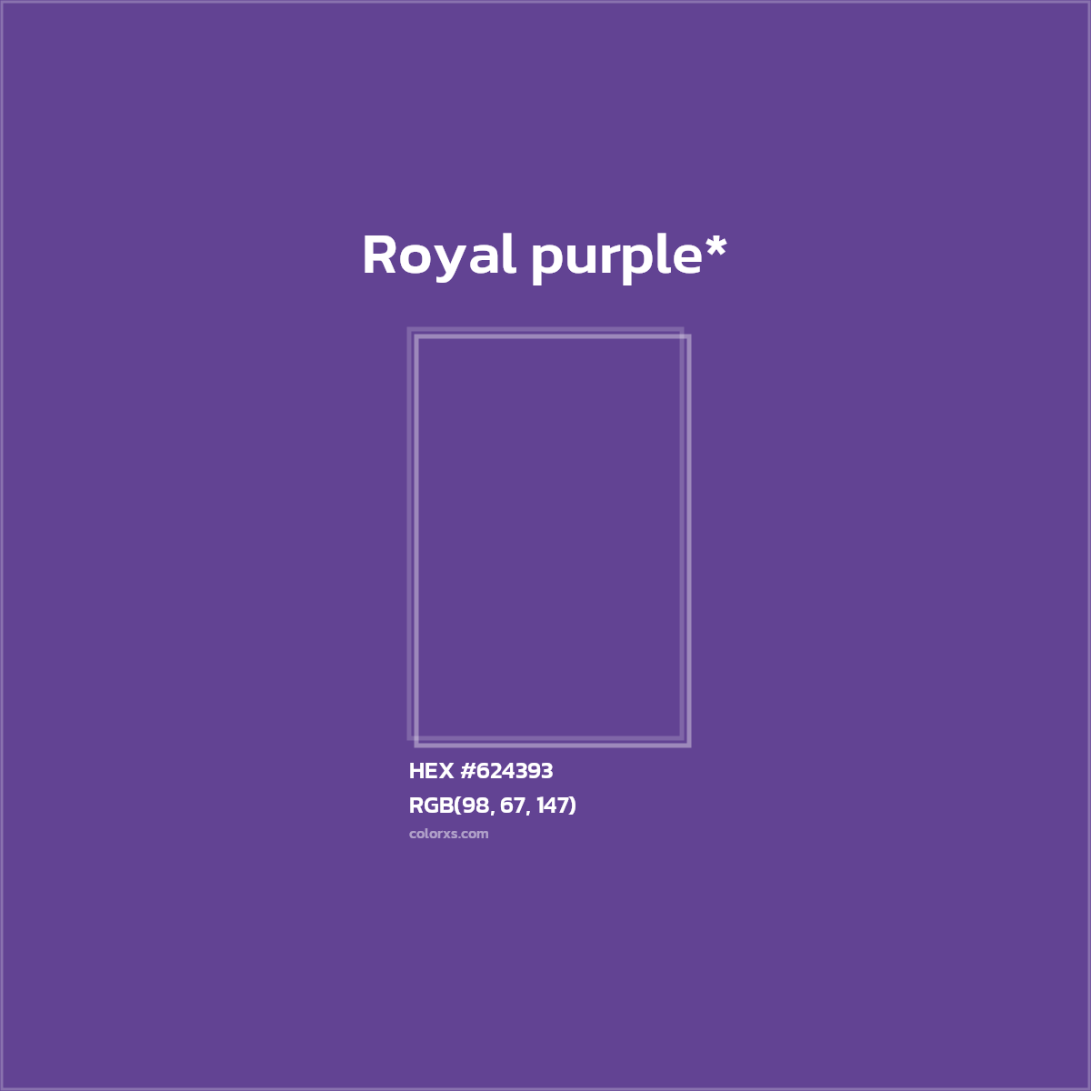 HEX #624393 Color Name, Color Code, Palettes, Similar Paints, Images