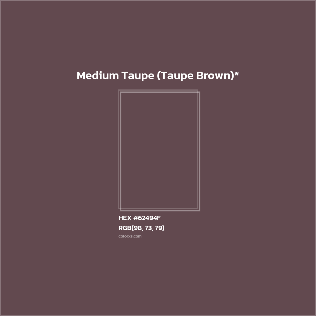 HEX #62494F Color Name, Color Code, Palettes, Similar Paints, Images