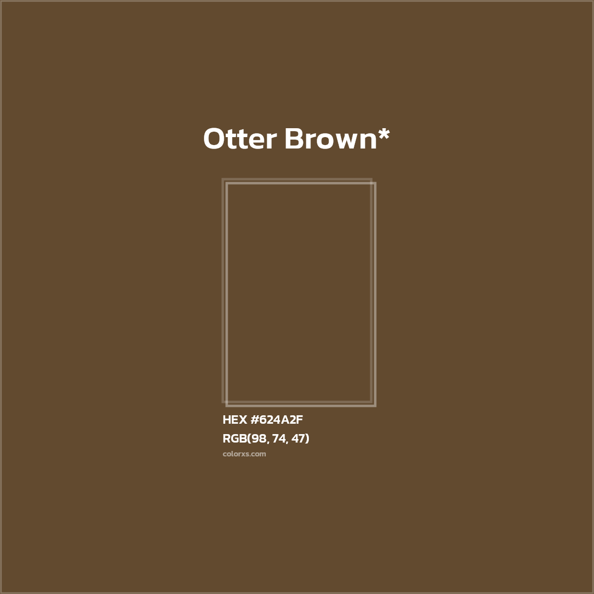 HEX #624A2F Color Name, Color Code, Palettes, Similar Paints, Images