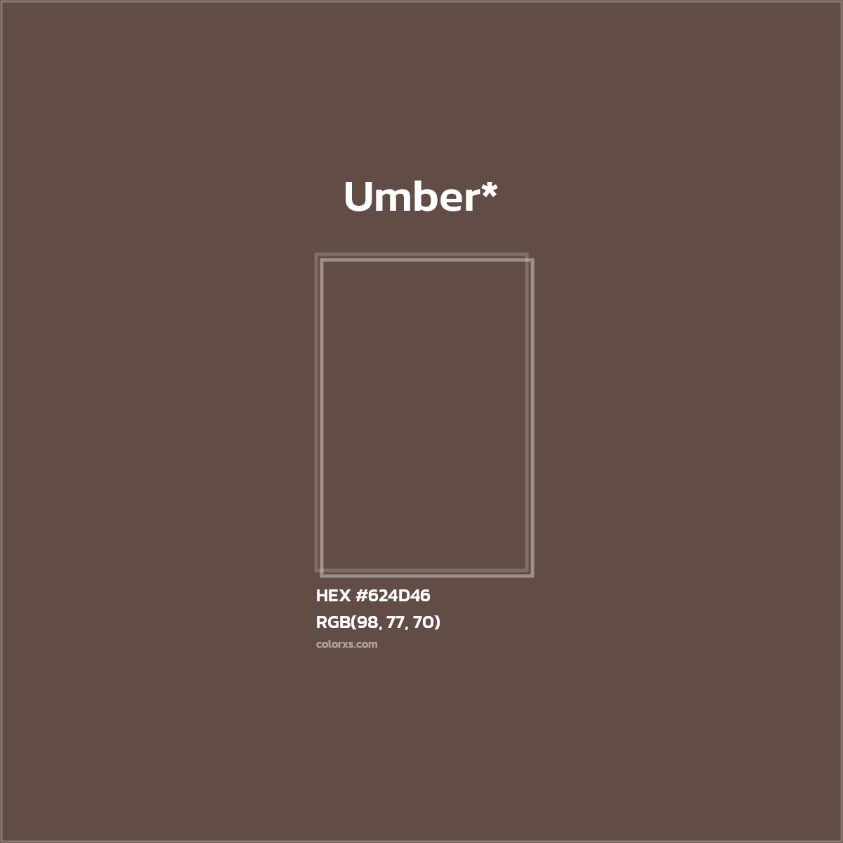HEX #624D46 Color Name, Color Code, Palettes, Similar Paints, Images