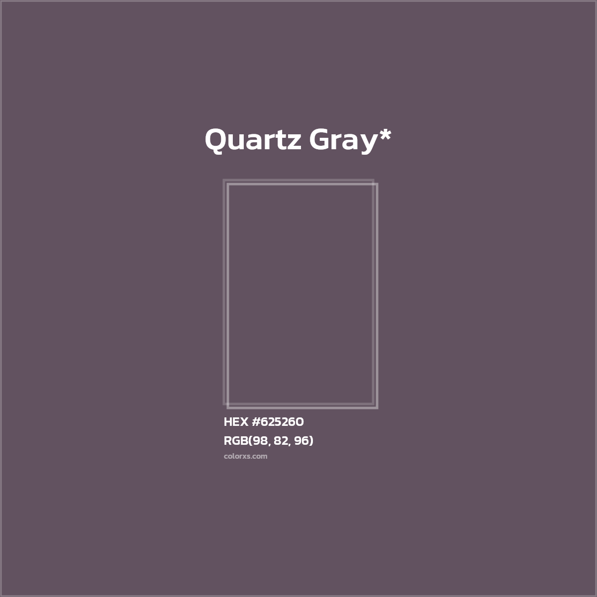 HEX #625260 Color Name, Color Code, Palettes, Similar Paints, Images