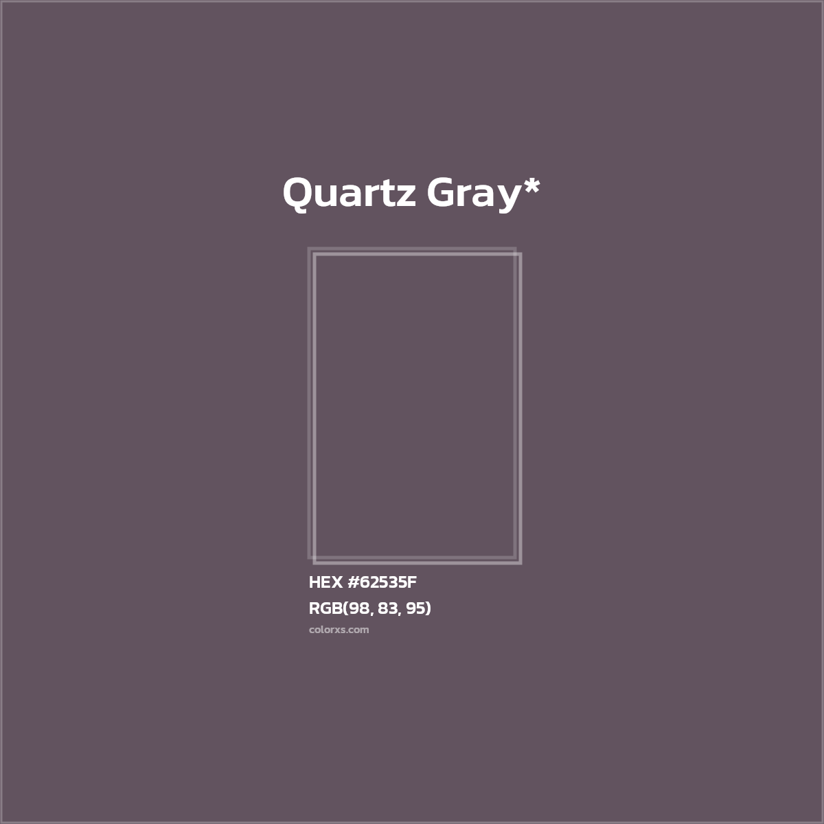 HEX #62535F Color Name, Color Code, Palettes, Similar Paints, Images