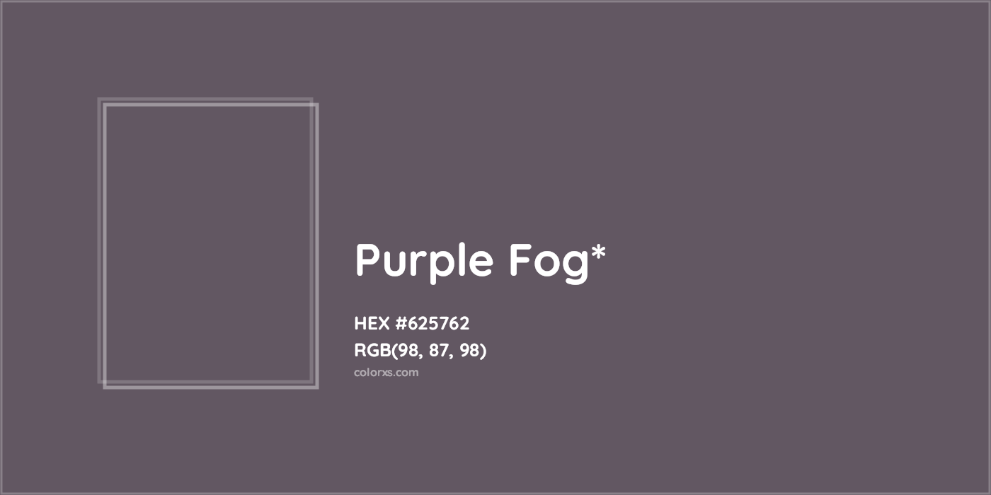 HEX #625762 Color Name, Color Code, Palettes, Similar Paints, Images
