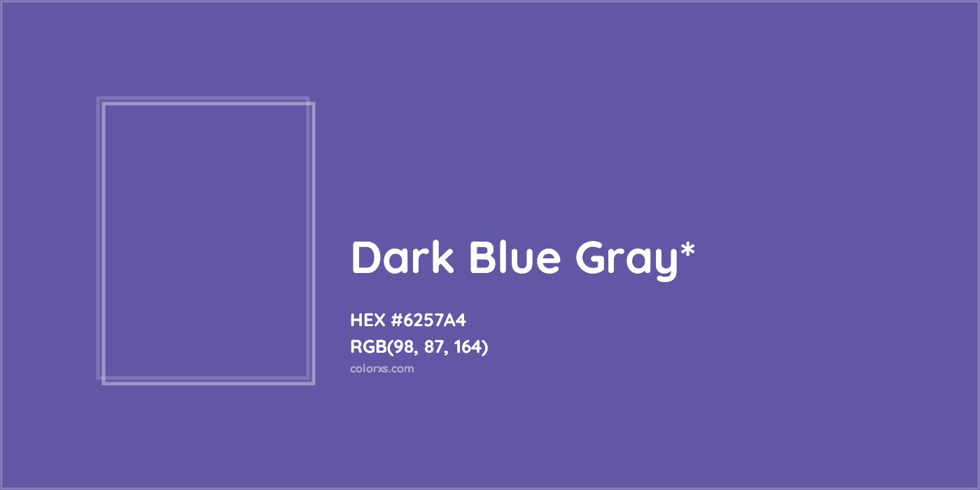 HEX #6257A4 Color Name, Color Code, Palettes, Similar Paints, Images