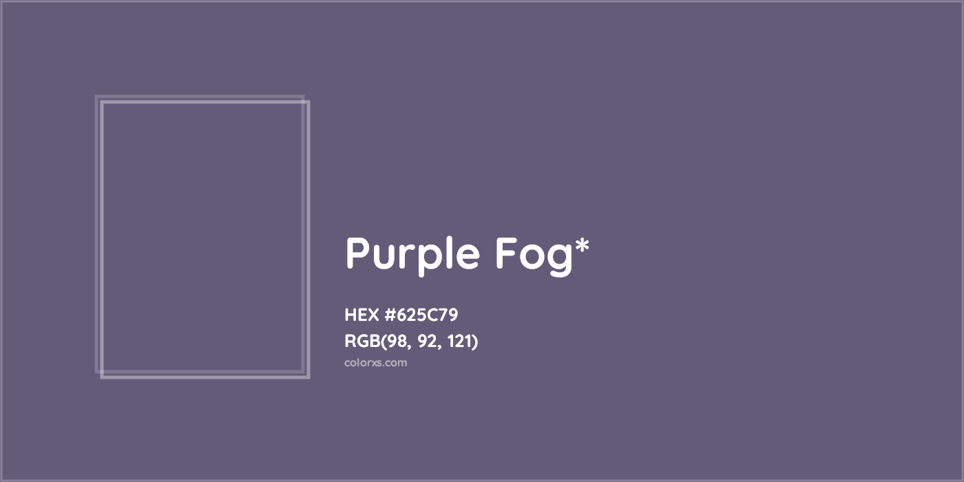 HEX #625C79 Color Name, Color Code, Palettes, Similar Paints, Images