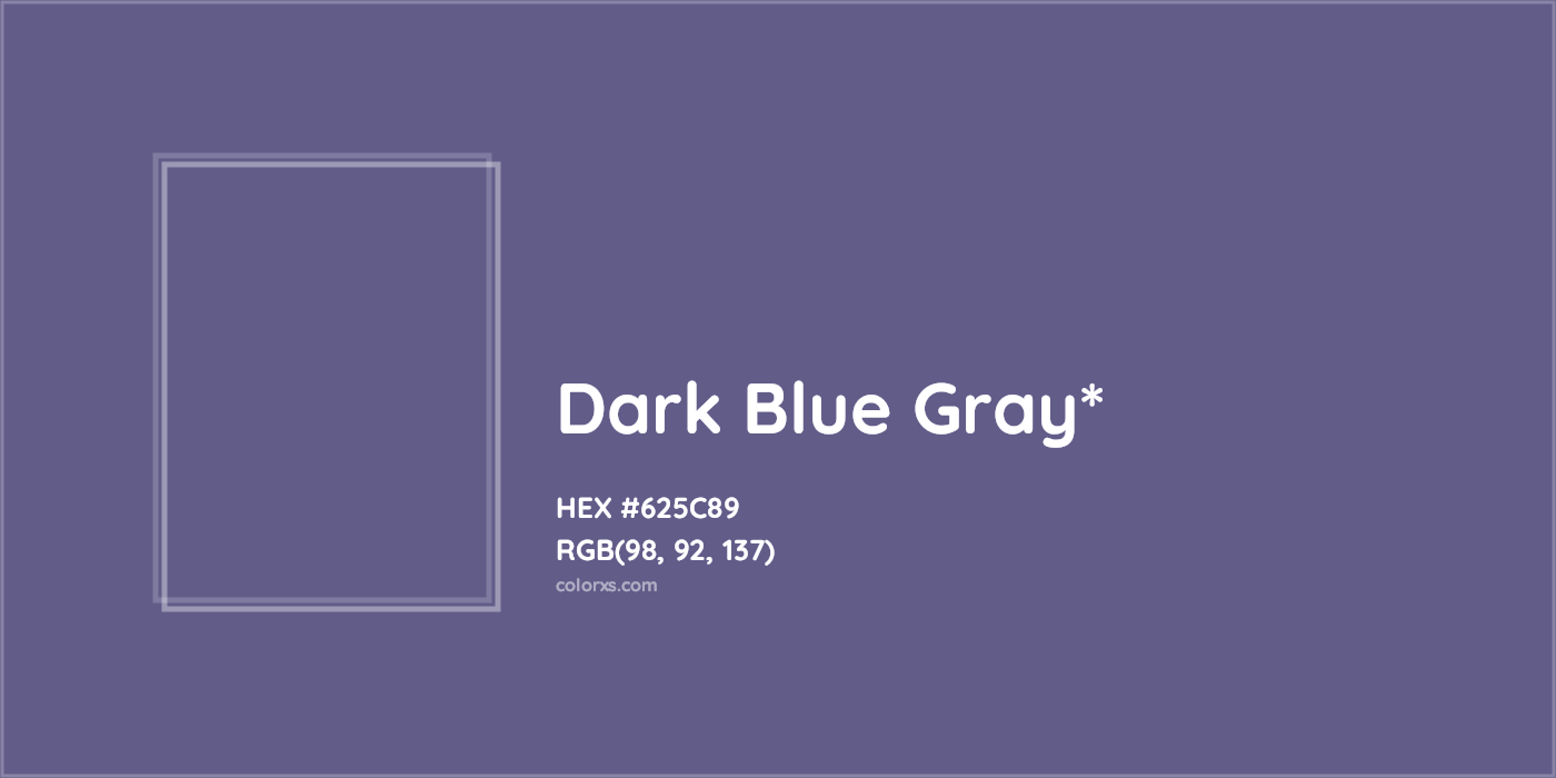HEX #625C89 Color Name, Color Code, Palettes, Similar Paints, Images