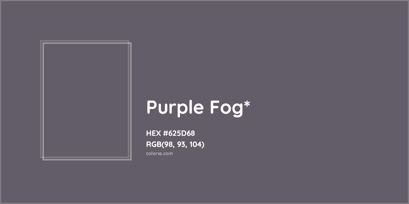 HEX #625D68 Color Name, Color Code, Palettes, Similar Paints, Images