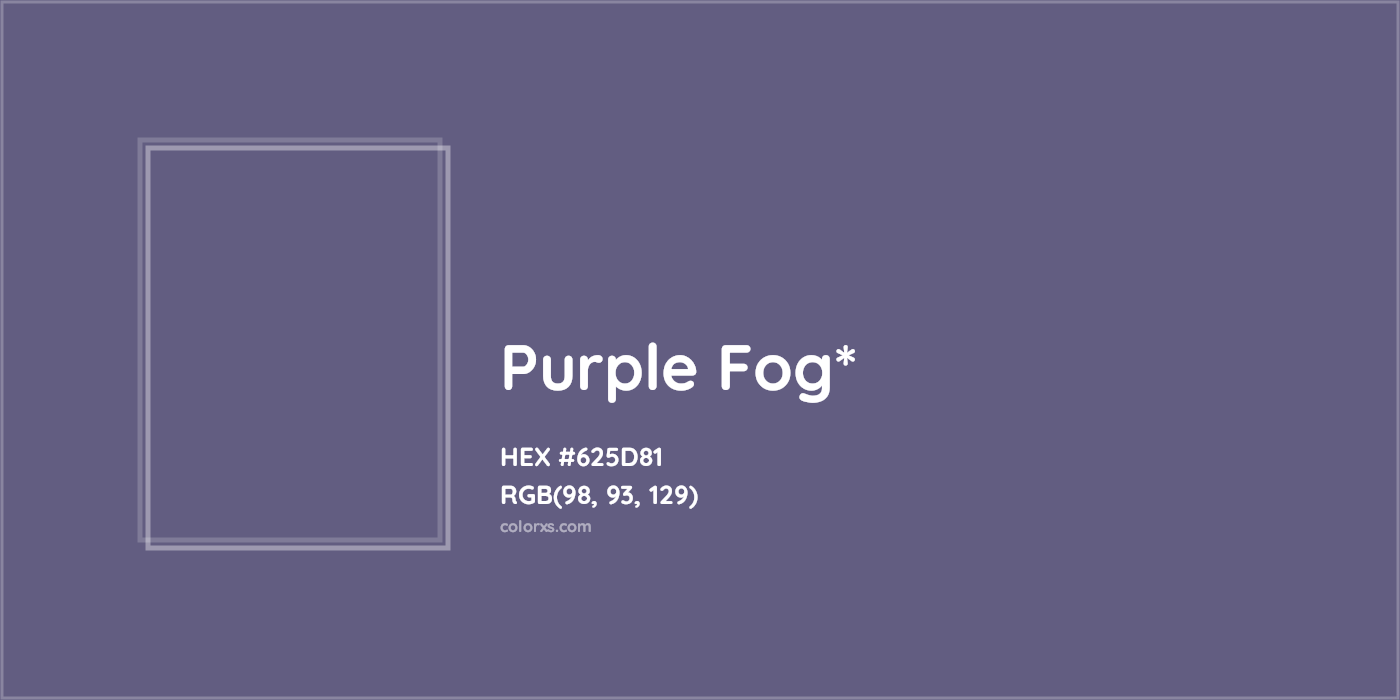 HEX #625D81 Color Name, Color Code, Palettes, Similar Paints, Images
