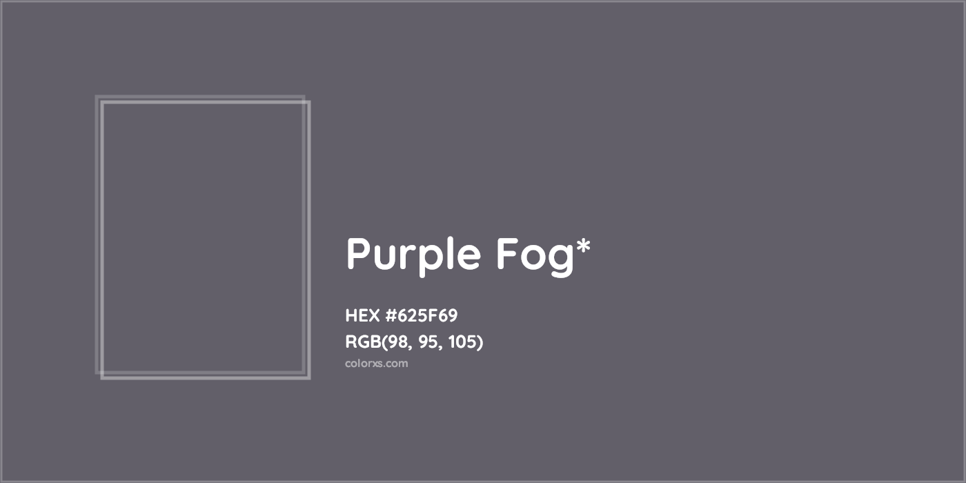 HEX #625F69 Color Name, Color Code, Palettes, Similar Paints, Images