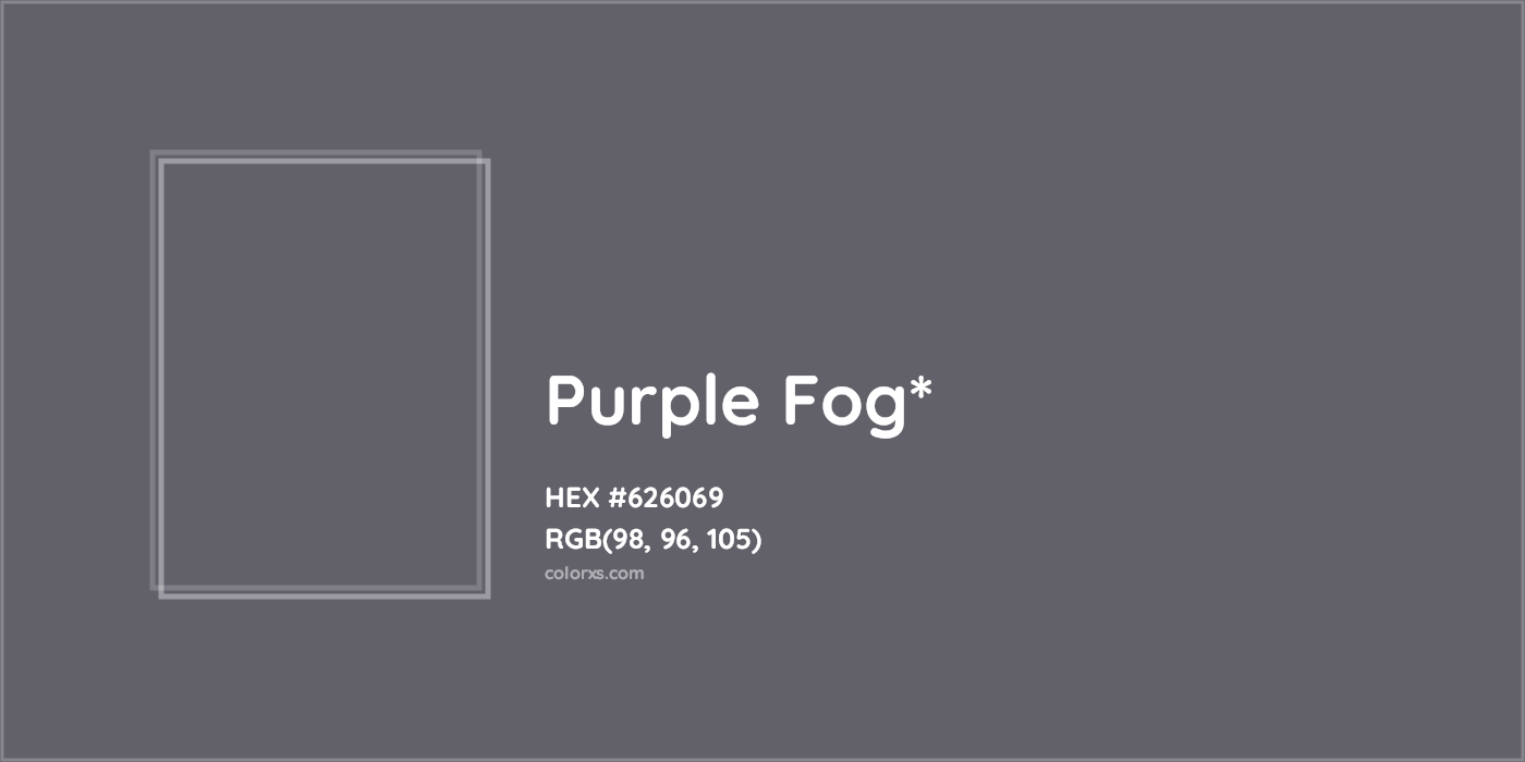 HEX #626069 Color Name, Color Code, Palettes, Similar Paints, Images