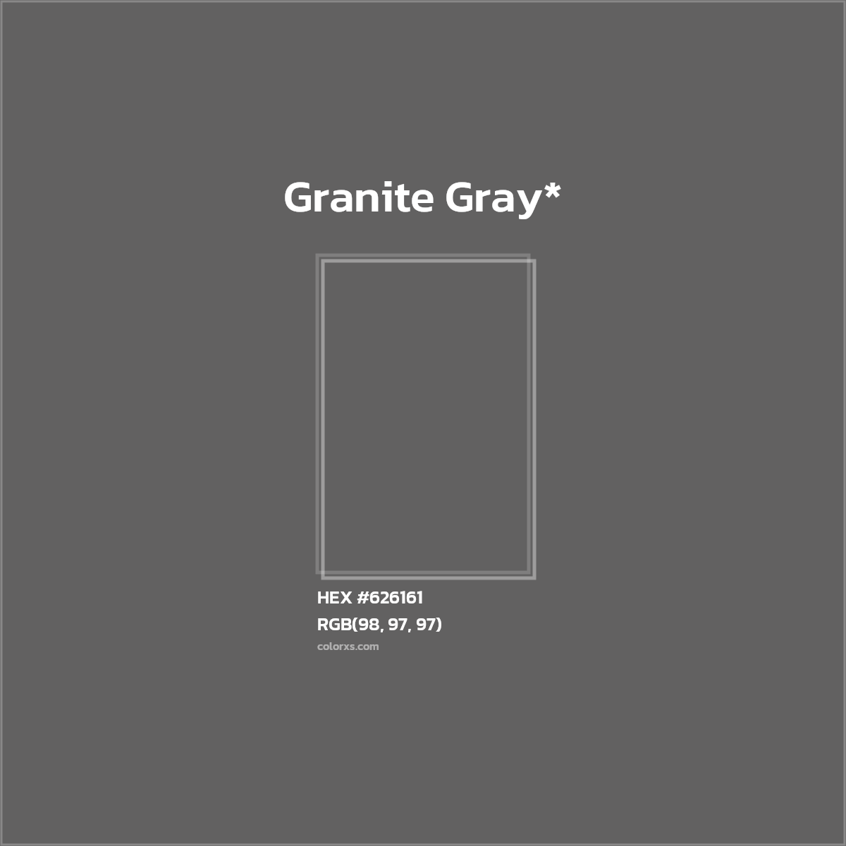 HEX #626161 Color Name, Color Code, Palettes, Similar Paints, Images