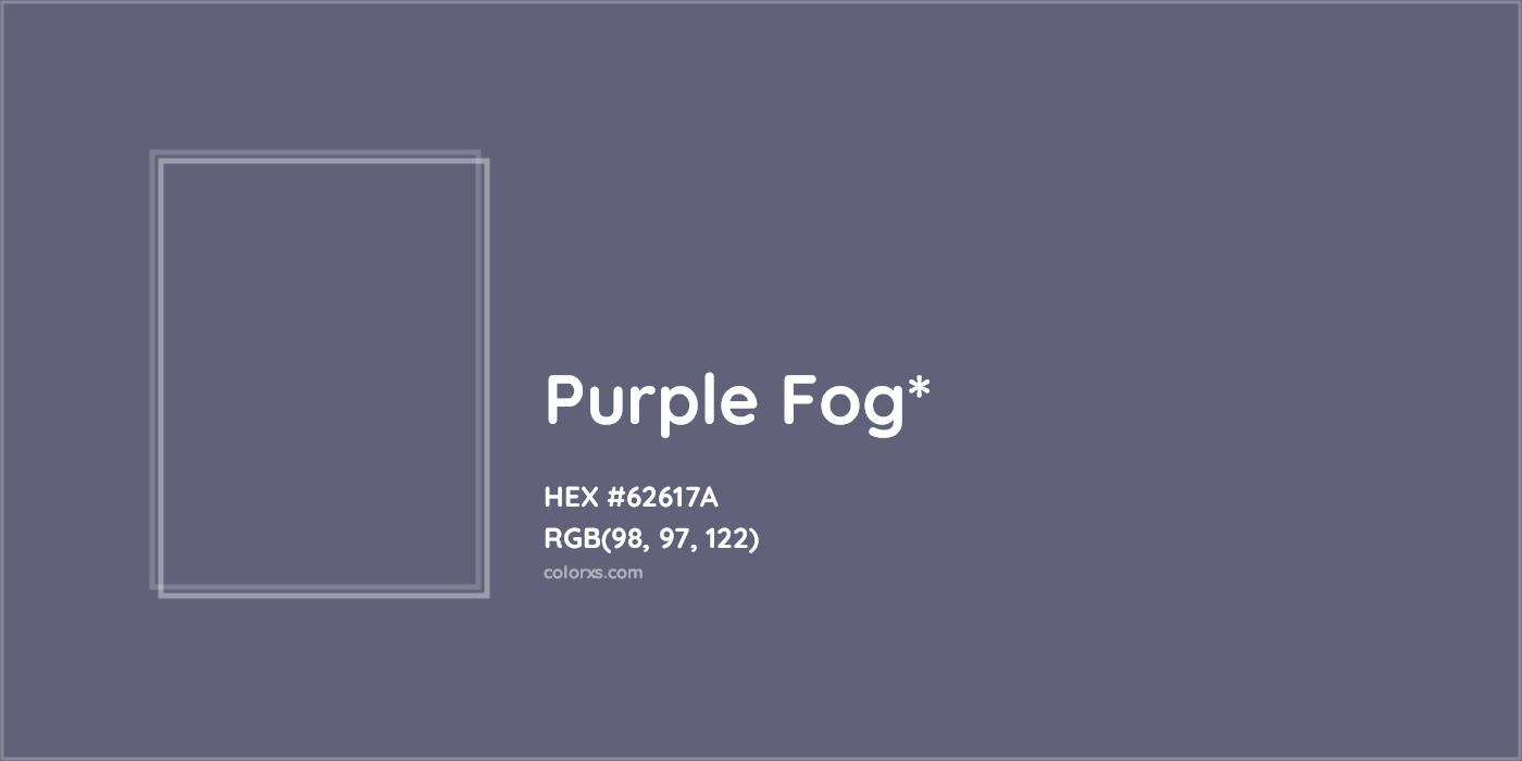 HEX #62617A Color Name, Color Code, Palettes, Similar Paints, Images