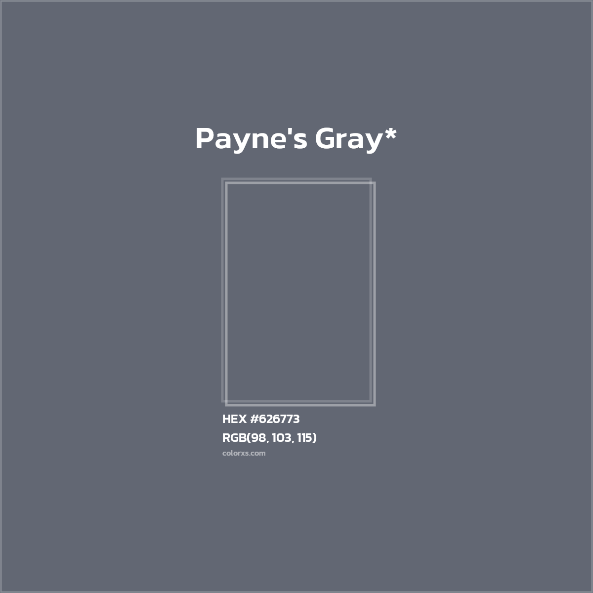 HEX #626773 Color Name, Color Code, Palettes, Similar Paints, Images