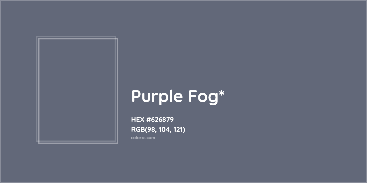 HEX #626879 Color Name, Color Code, Palettes, Similar Paints, Images