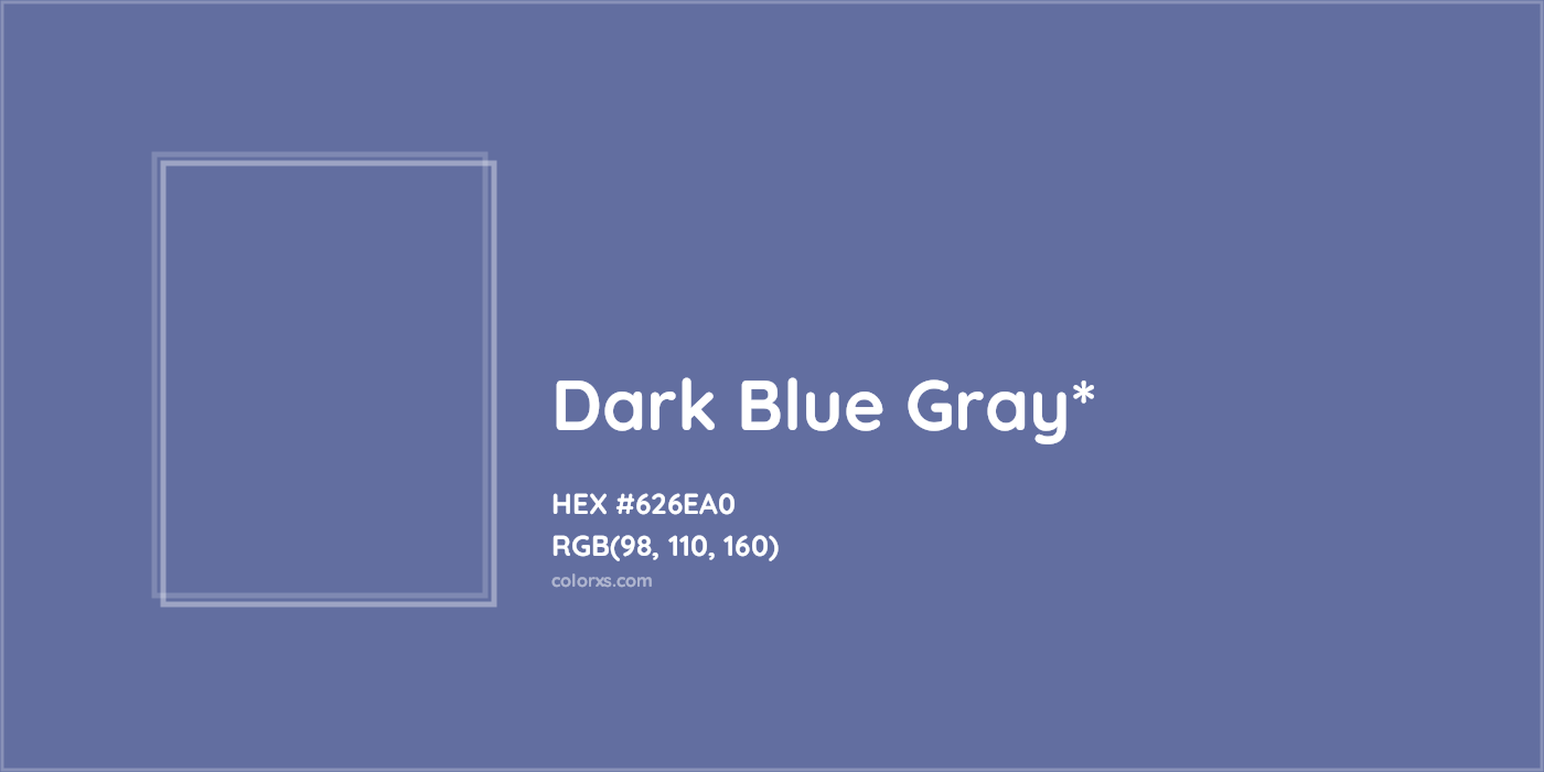 HEX #626EA0 Color Name, Color Code, Palettes, Similar Paints, Images