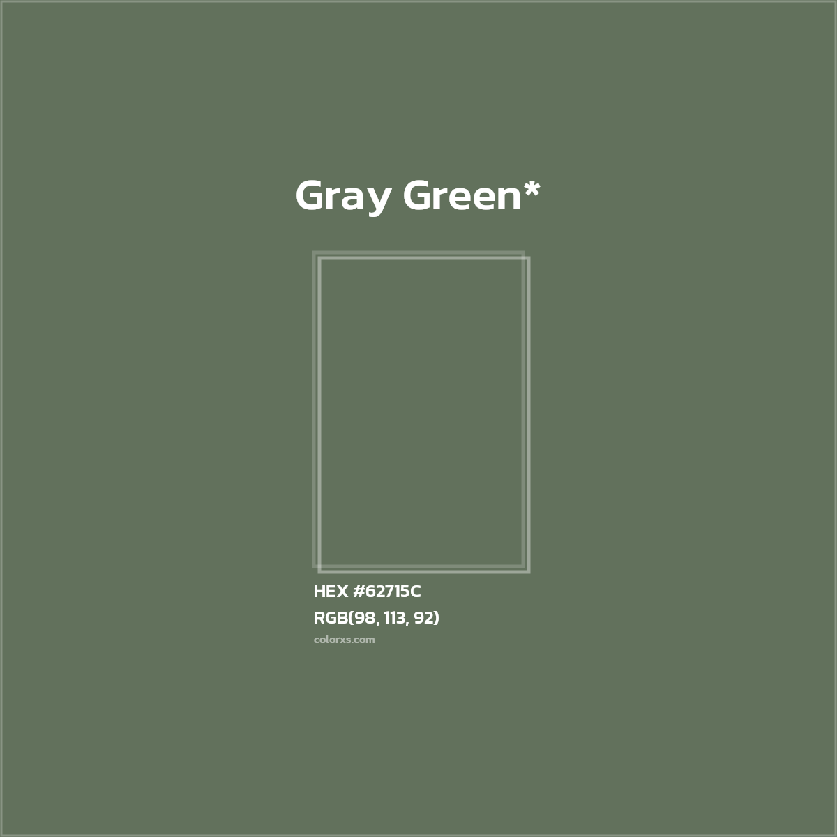 HEX #62715C Color Name, Color Code, Palettes, Similar Paints, Images