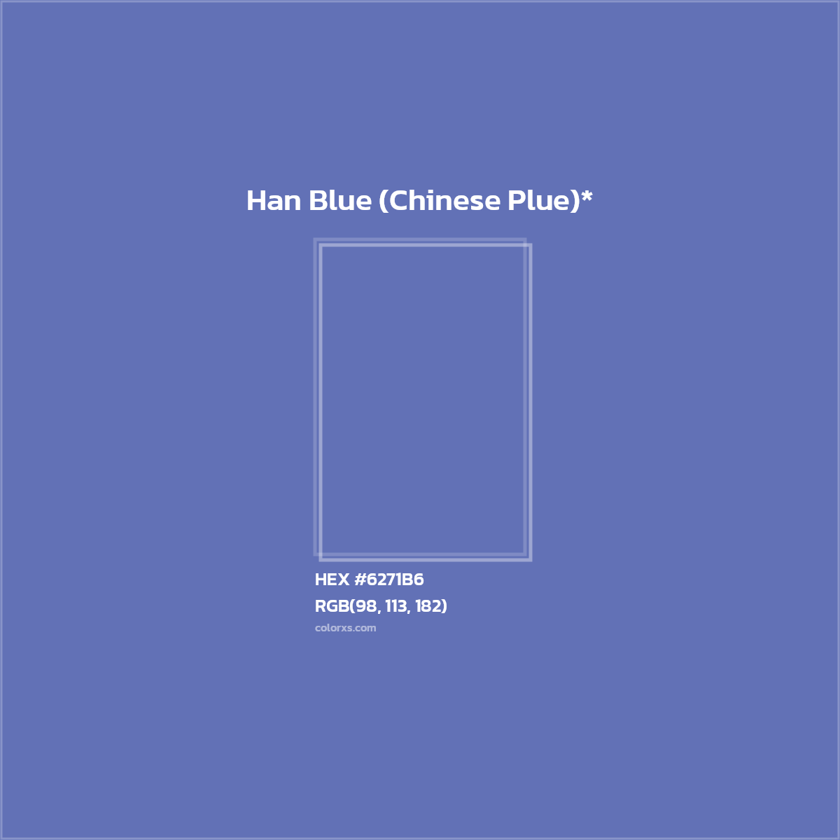 HEX #6271B6 Color Name, Color Code, Palettes, Similar Paints, Images