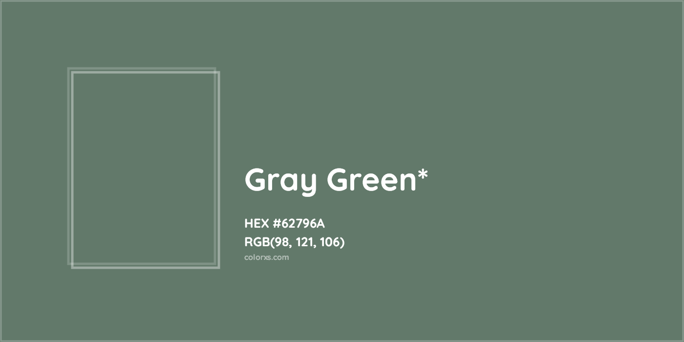HEX #62796A Color Name, Color Code, Palettes, Similar Paints, Images